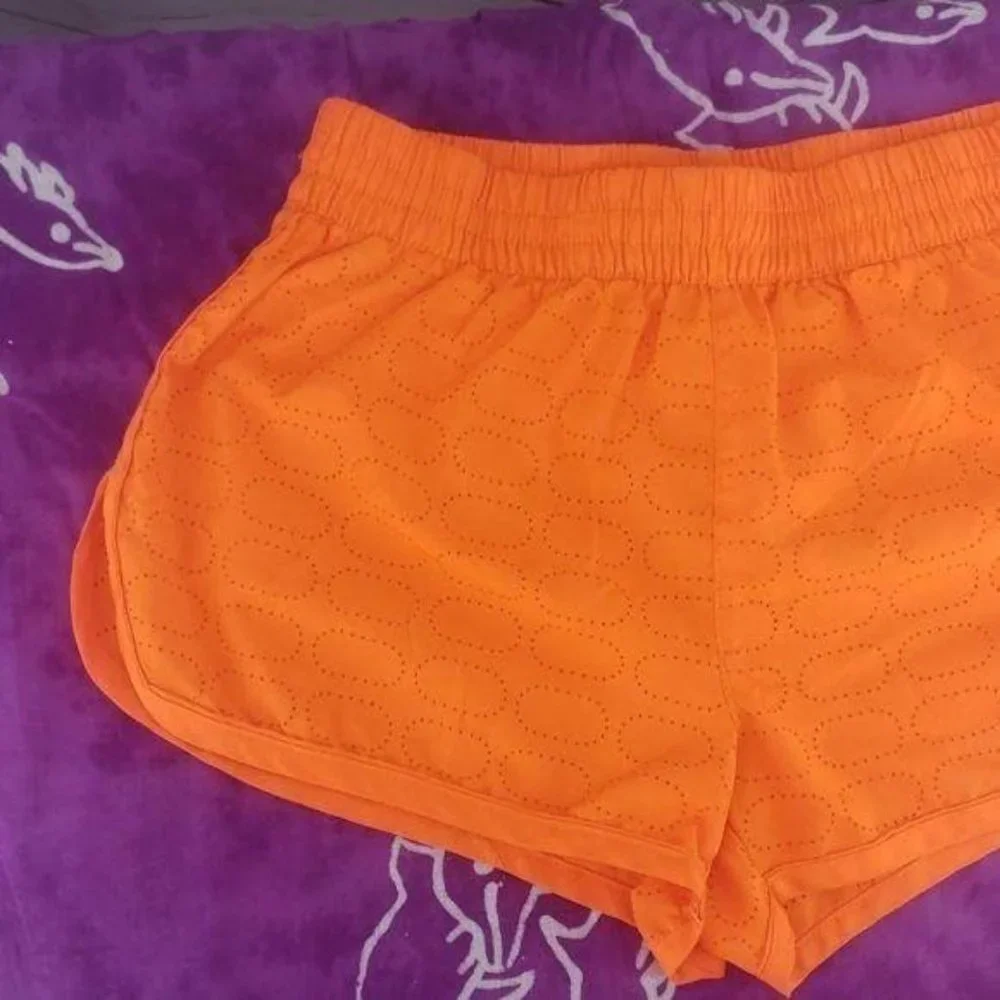 90 degree Reflex Women's orange athletic‎ lined shorts Size XS